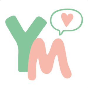Logo Yoomum carré vert et beige